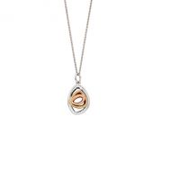 Pendant in Rose, Yellow & White Gold