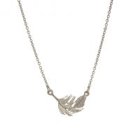 Small Inline Feather Necklace