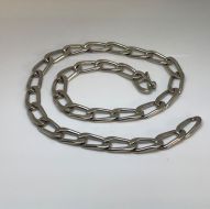 Chunky Open Curb Chain in Sterling Silver