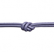 Endless Purple Sage Leather Necklace