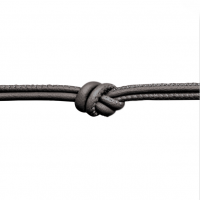 Jennifer Lopez by Endless Anthracite Leather Necklace