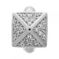 Endless J-Lo Collection White Shiny High Rise Silver Charm