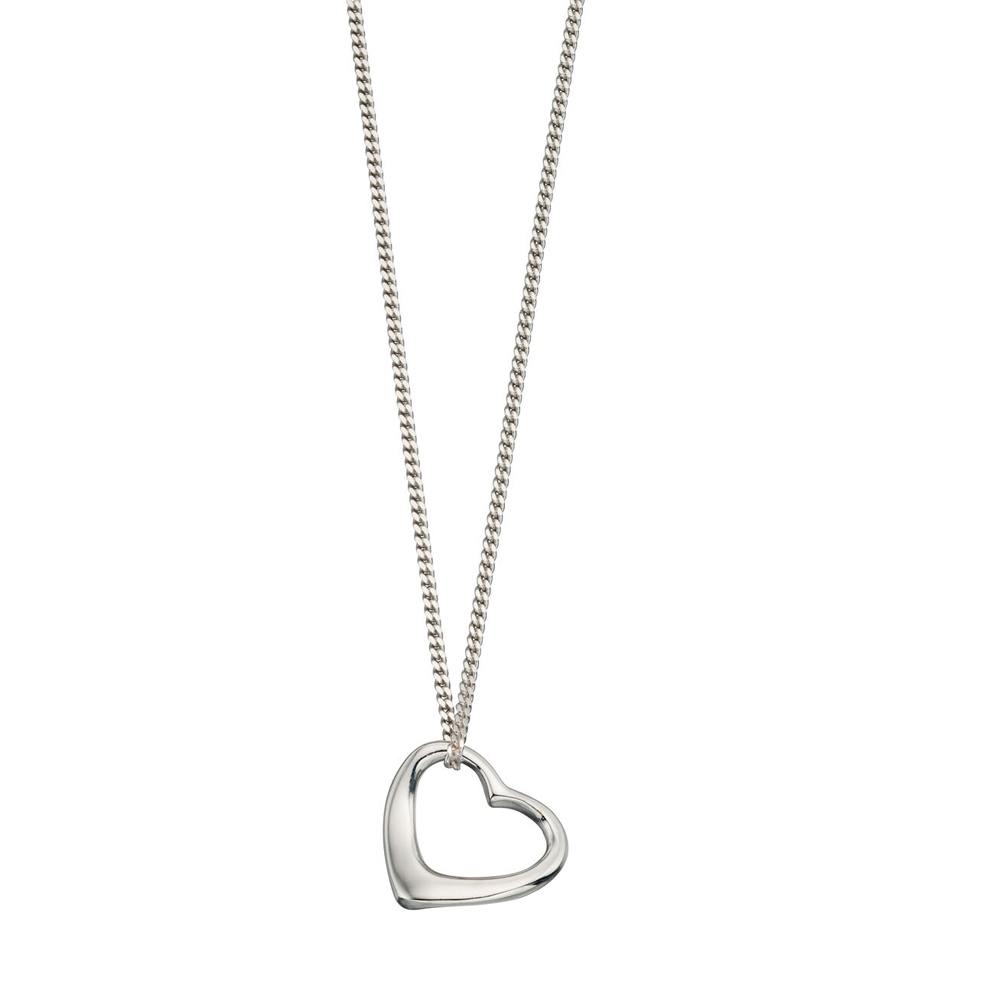 tiffany style heart necklace